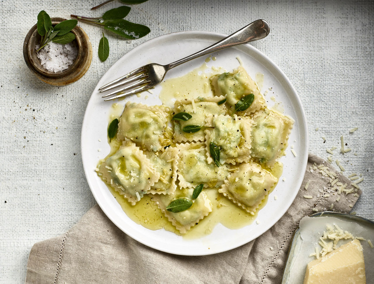 Bunte Ravioli Mit Spinat Und Ricotta - Rezepte Suchen