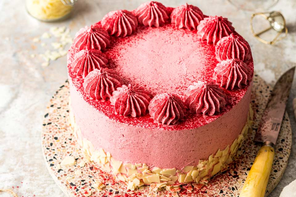 Himbeer-Maracuja-Torte mit Vanilleböden-image