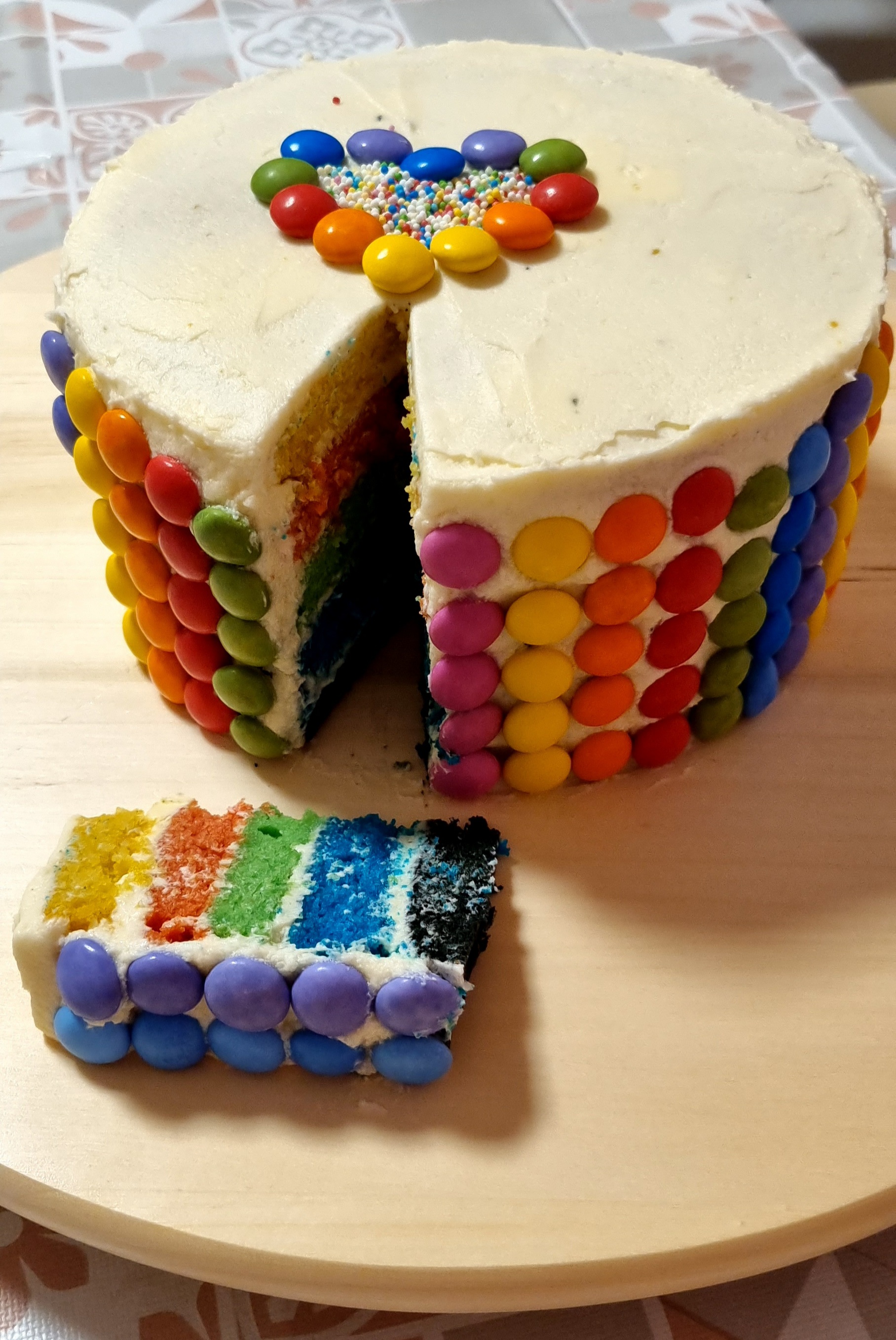 Vegane &amp; glutenfreie Regenbogentorte Rezept | Kenwood Club