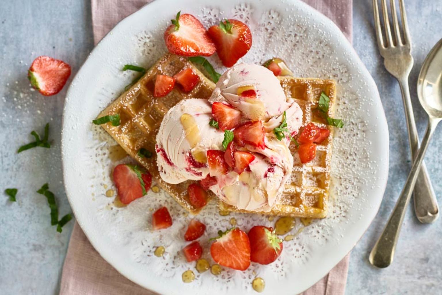 ErdbeerEiscreme erdbeer eiscreme selber machen Kenwood Club