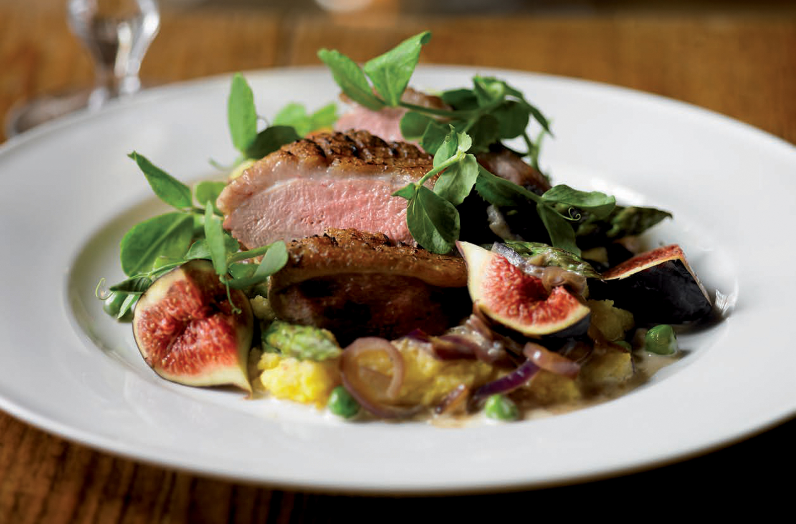 Ente mit Spargel und Polenta Fleischgerichte Rezepte Kenwood Club