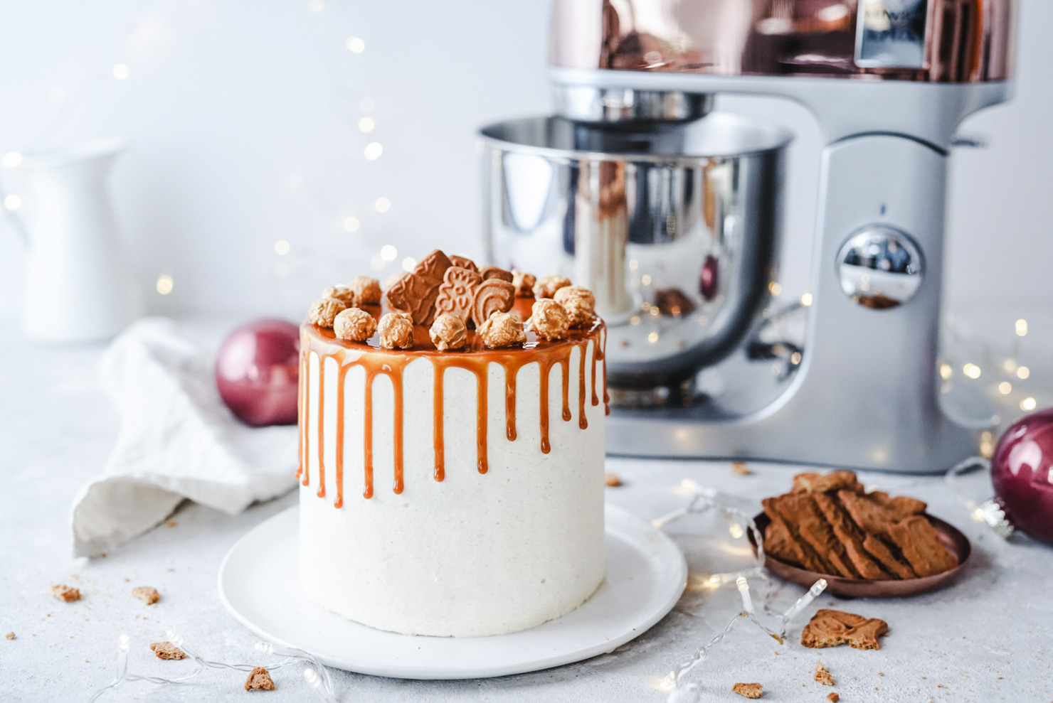 Spekulatius Drip Cake mit SalzkaramellSoße Kenwood Club