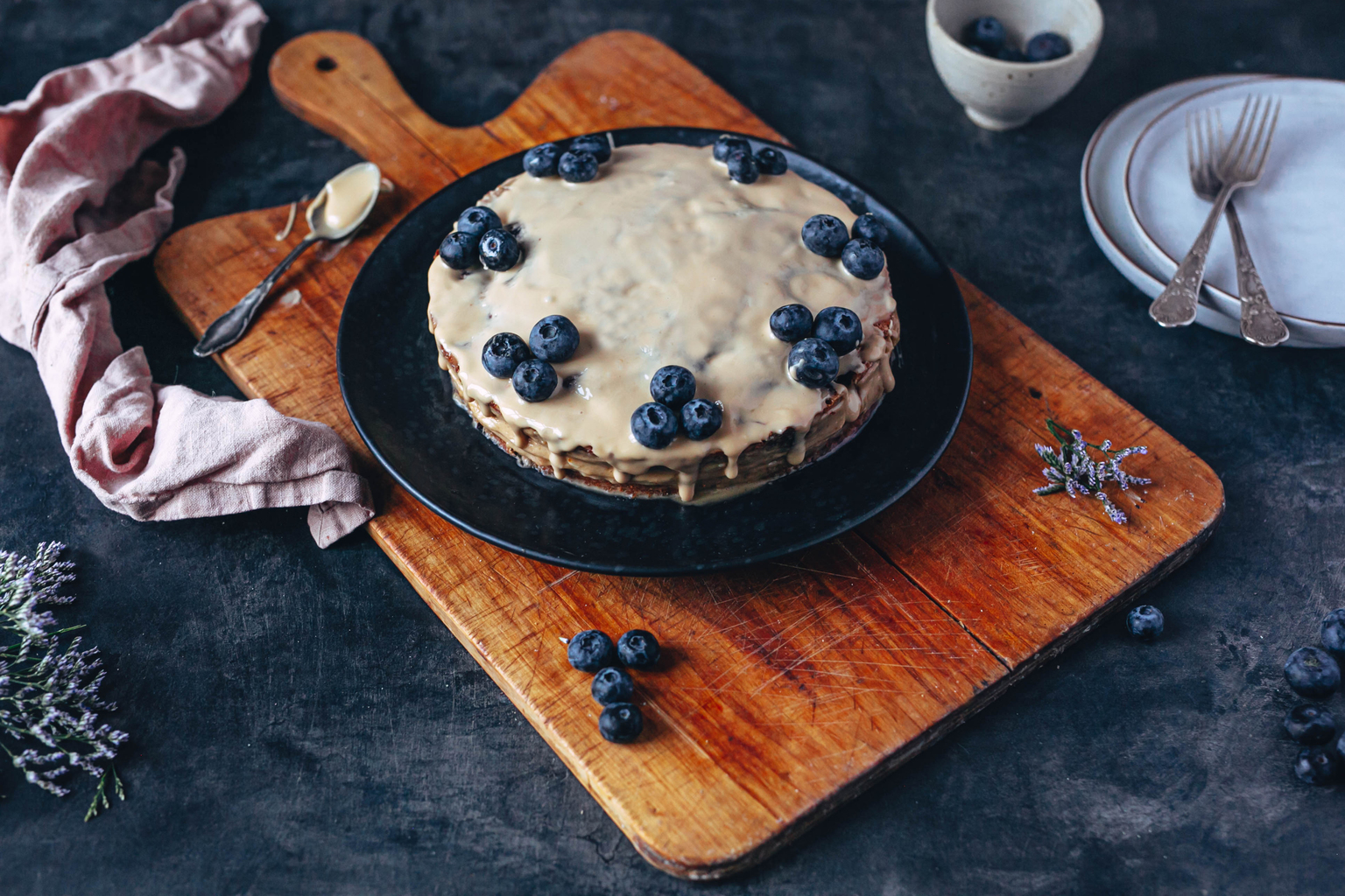 Tahini-Blaubeerkuchen | Kenwood Club