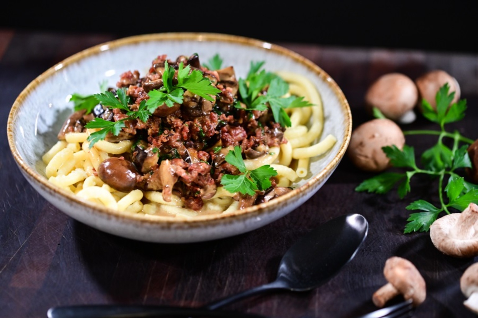 Bucatini mit Salsiccia und Funghi | Kenwood Club