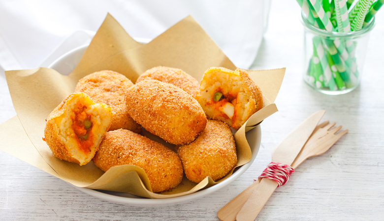 Arancine di patate al ragù