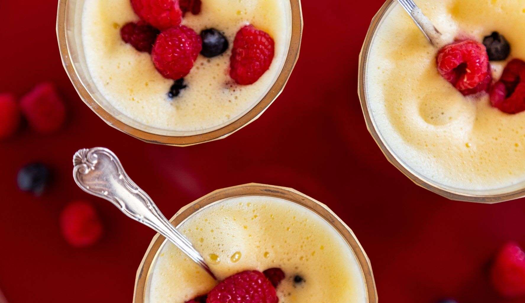 Zabaione ai frutti di bosco