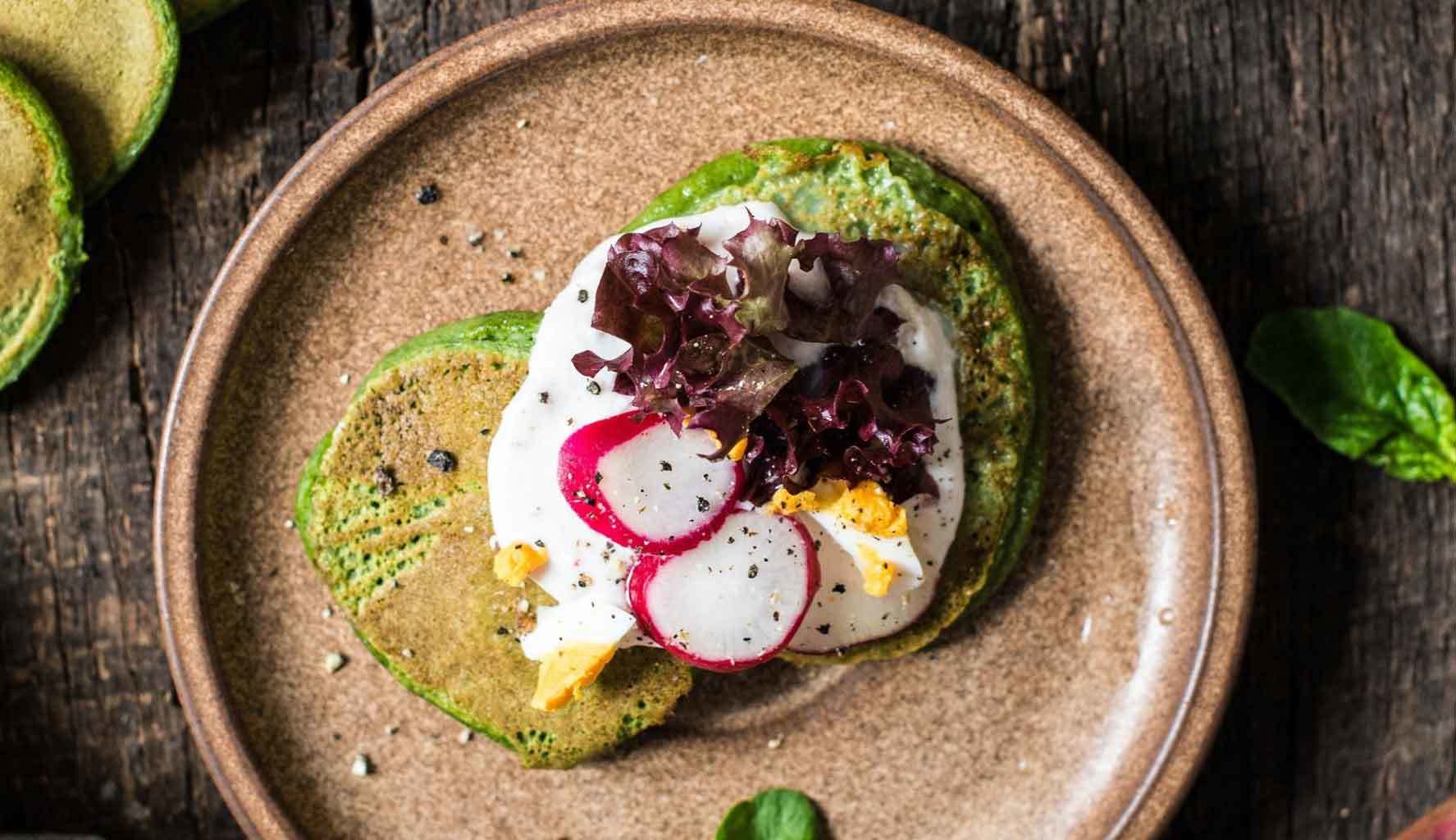 Pancakes salati agli spinaci Kenwood Club