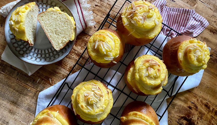 Veneziana con crema pasticcera