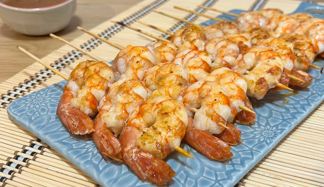 Kushiyaki di gamberoni