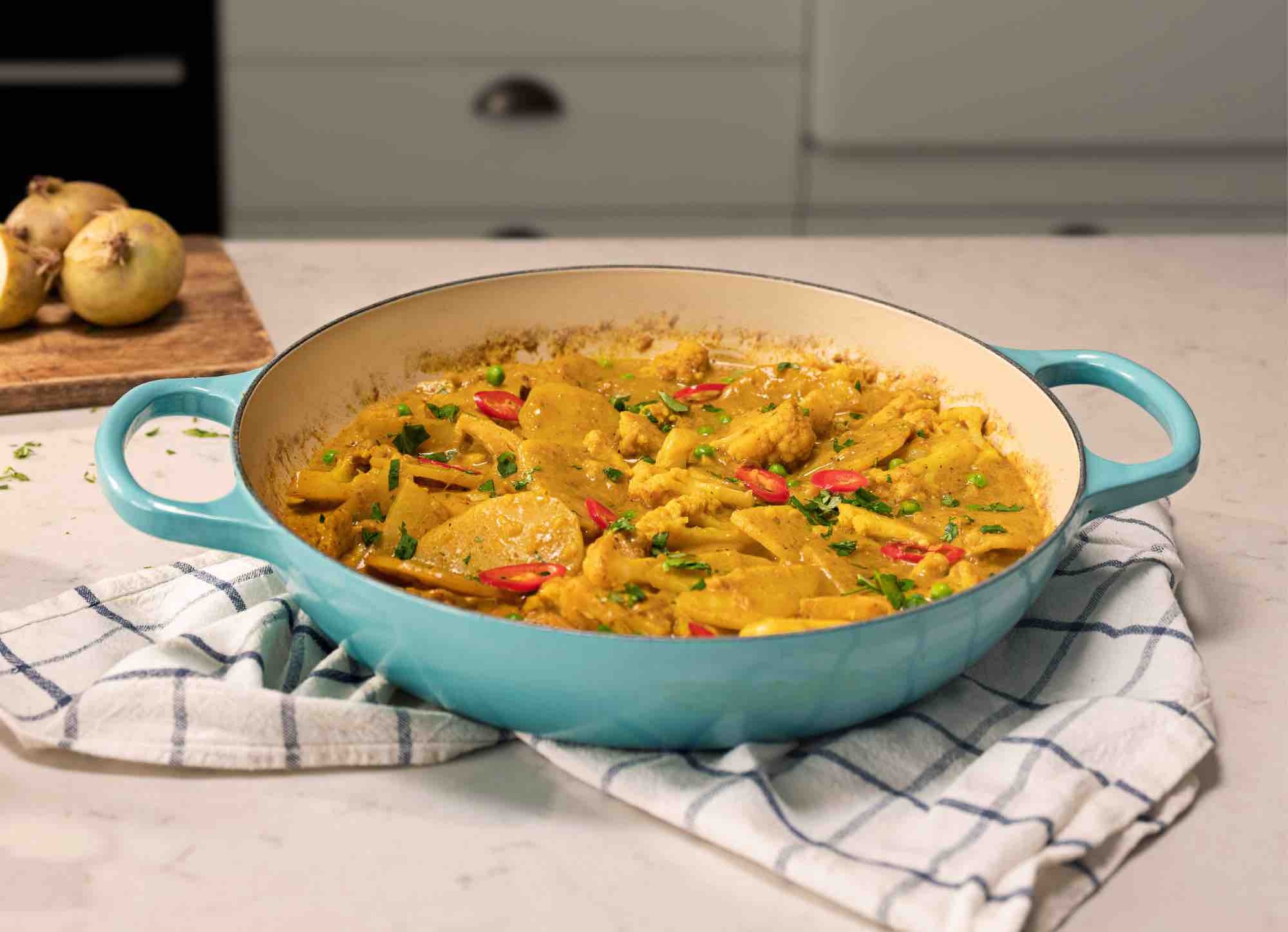Curry di patate e cavolfiore