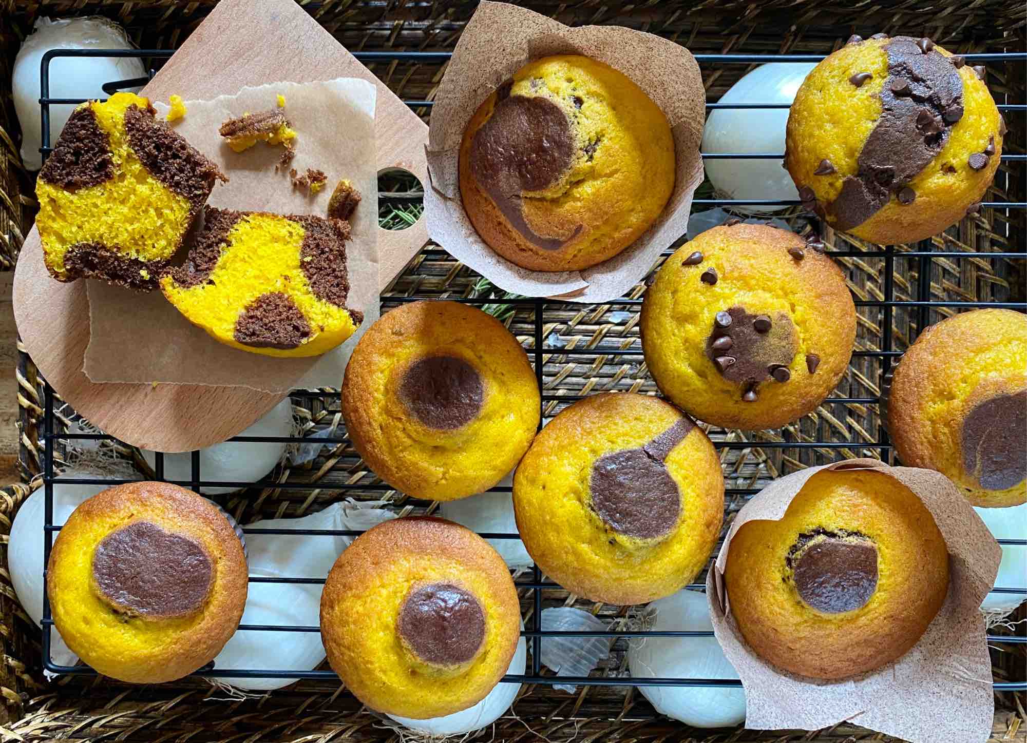 Cupcake con zucca e cacao