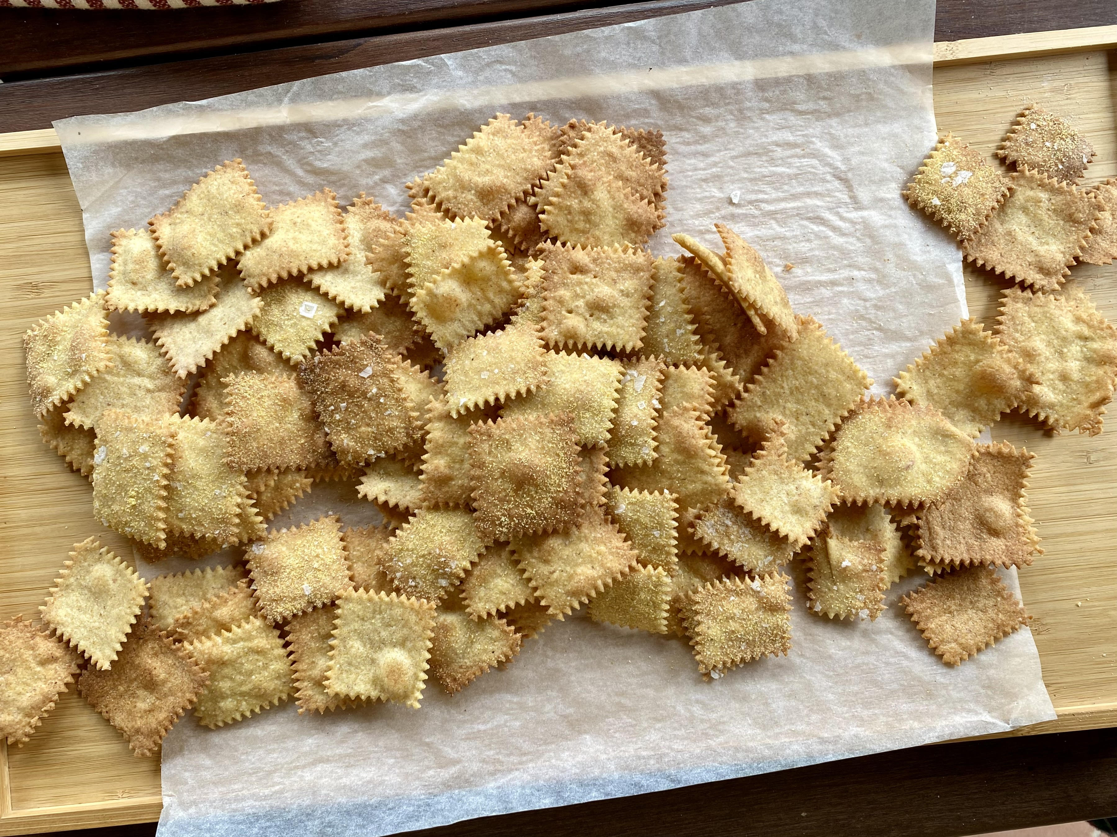 Crackers con farina di mais