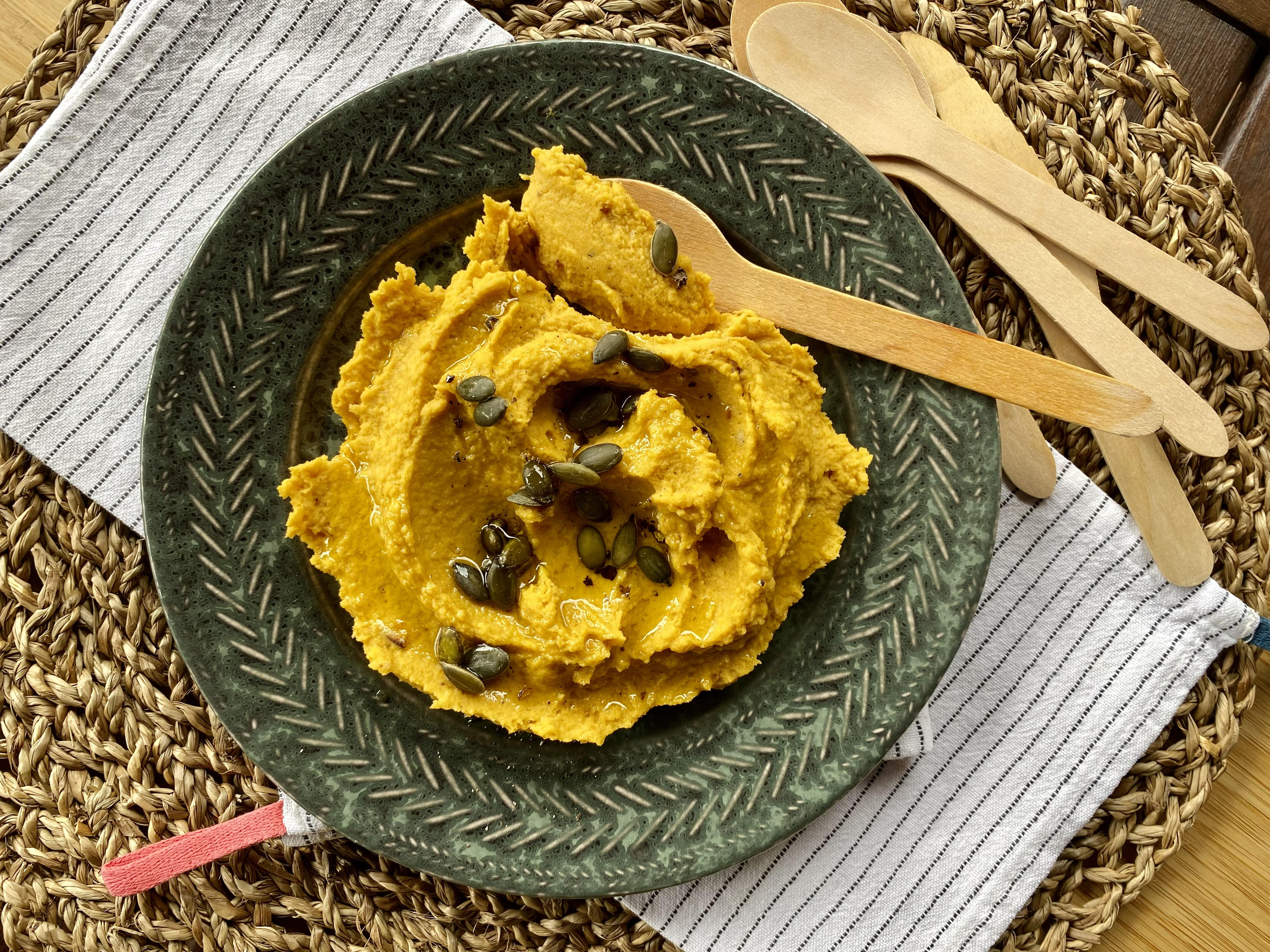 Hummus con ceci e zucca